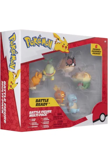 Zestaw 6 figurek Squirtle
