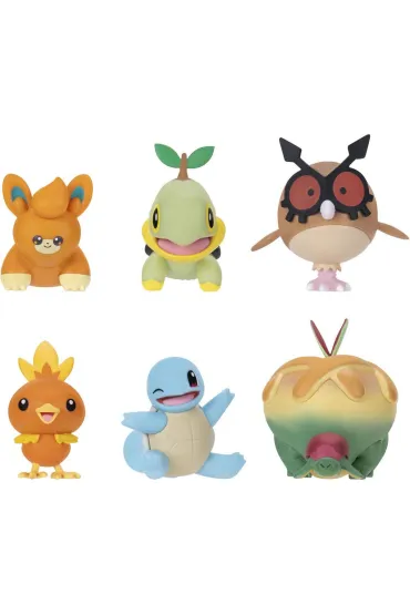 Zestaw 6 figurek Squirtle