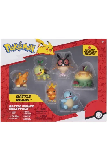Zestaw 6 figurek Squirtle