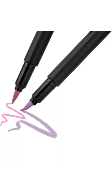 Faber-Castell Pisaki p�dzelkowe Black Edition Pastel 6 szt.
