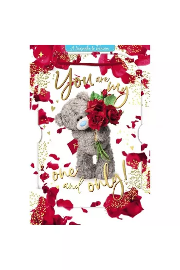Carte Blanche Kartka holograficzna 3D - You are my one and only