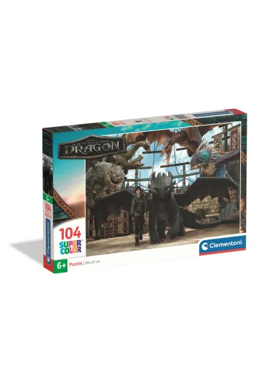Puzzle 104 el. SuperColor. How To Train Your Dragon Clementoni