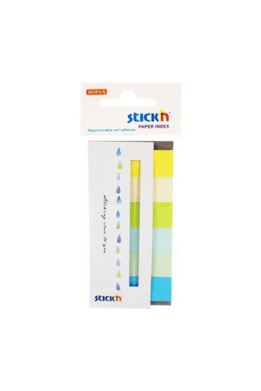 Stickn Zak�adki indeksuj�ce papierowe Neon Summer