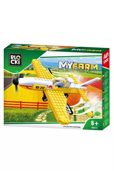 Klocki Blocki MyFarm Samolot do oprysk�w