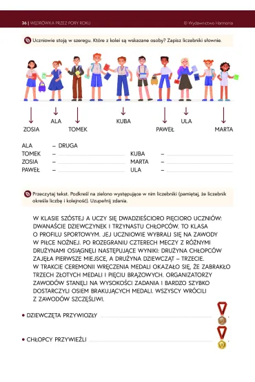 W�dr�wka przez pory roku Jesie� - Joanna Hry�, Krystyna  Rapiej