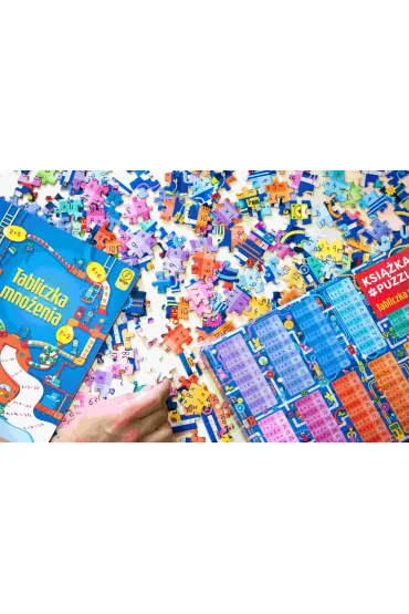 Ksi��ka i puzzle 300 el. Tabliczka mno�enia Wilga Play - Sam Smith