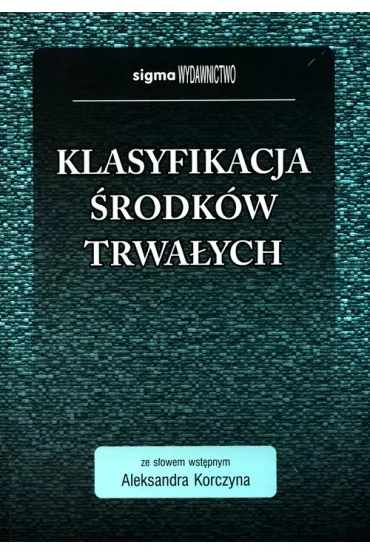 Klasyfikacja rodkw trwaych