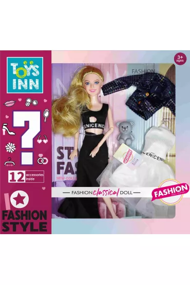 Lalka Emily fashion black 29 cm ToysInn Stnux