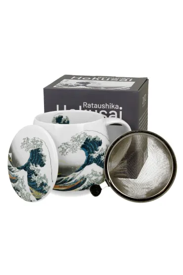 Duo Sp. z o.o. Kubek z zaparzaczem Hokusai The Great Wave 430 ml