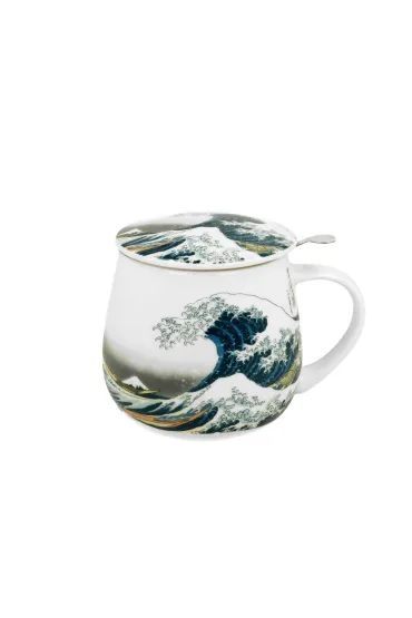 Duo Sp. z o.o. Kubek z zaparzaczem Hokusai The Great Wave 430 ml