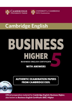 Cambridge English Business 5 Higher Self-study Pack