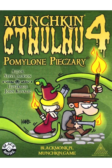 Munchkin Cthulhu 4. Pomylone Pieczary Black Monk - Steve Jackson