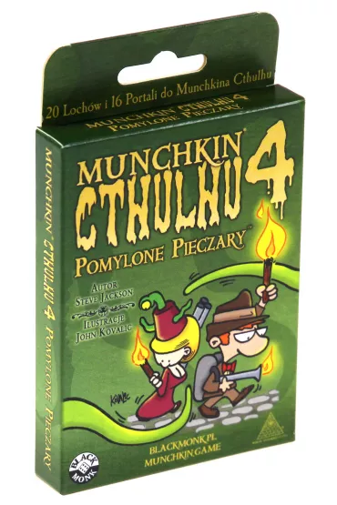 Munchkin Cthulhu 4. Pomylone Pieczary Black Monk - Steve Jackson