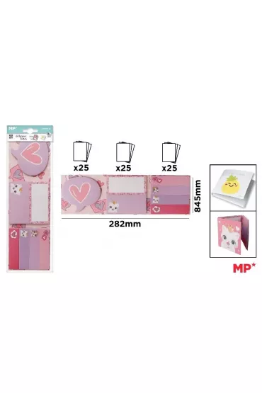 Mp Main Paper Karteczki samoprzylepne indeksuj�ce 7x25szt