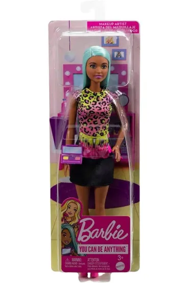 Pakiet: Barbie. Opowiadania 3D. Si�a si�str. Ksi��ka pop-up, Puzzle 104 el. Wyj�tkowa kolekcja Barbie, Barbie Kariera. Lalka Makija�ystka
