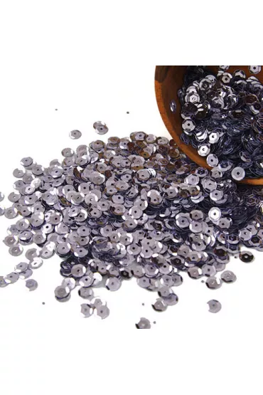 Cekiny matowe M30 szare 8mm, 10g