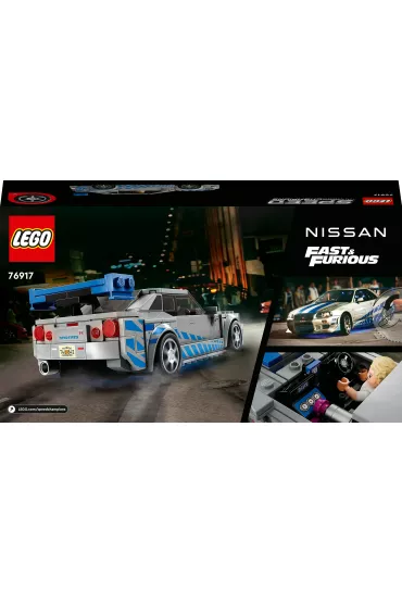 LEGO Speed Champions Nissan Skyline GT-R (R34) z filmu „Za szybcy, za wciekli” 76917