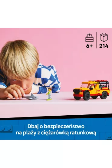 LEGO City Furgonetka ratownik�w pla�owych 60453