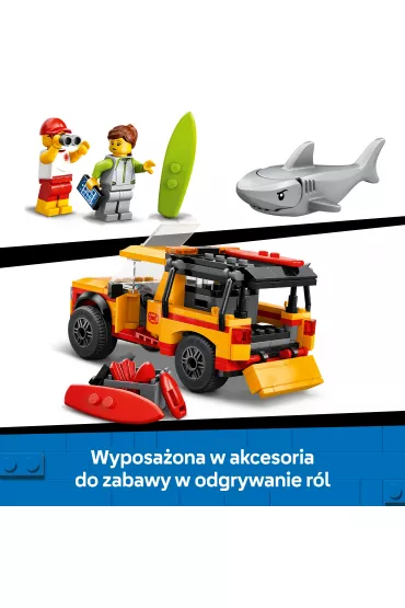 LEGO City Furgonetka ratownik�w pla�owych 60453