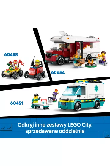 LEGO City Furgonetka ratownik�w pla�owych 60453