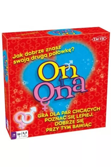 Gra planszowa. On i ona Tactic