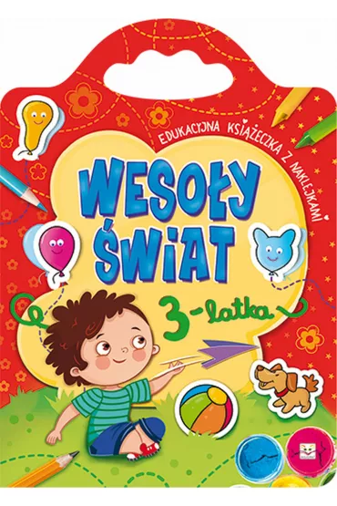 Weso�y �wiat 3-latka. Edukacyjna ksi��eczka z naklejkami.