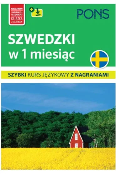Szwedzki w 1 miesi�c szybki kurs j�zykowy C+MP3  PONS