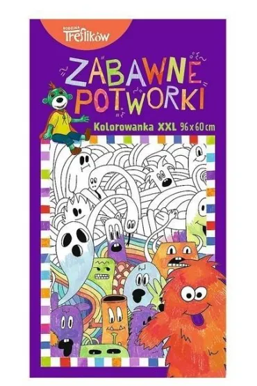 Kolorowanka XXL. Zabawne potworki TREFL