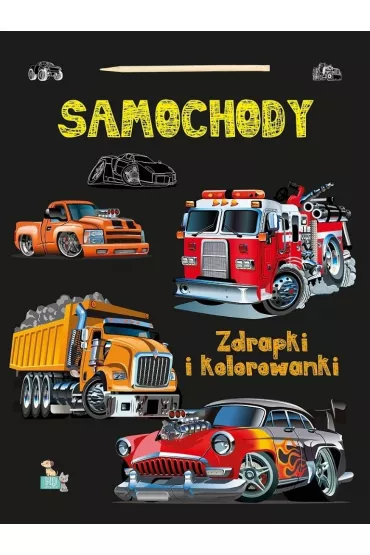 Samochody. Zdrapki i kolorowanki