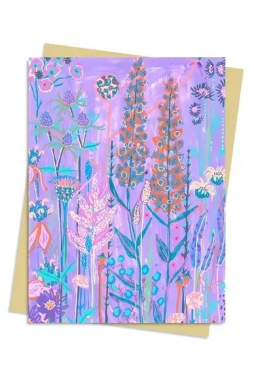 Flame Tree Karnet B6 Fioletowy ogr�d Lucy Innes Williams