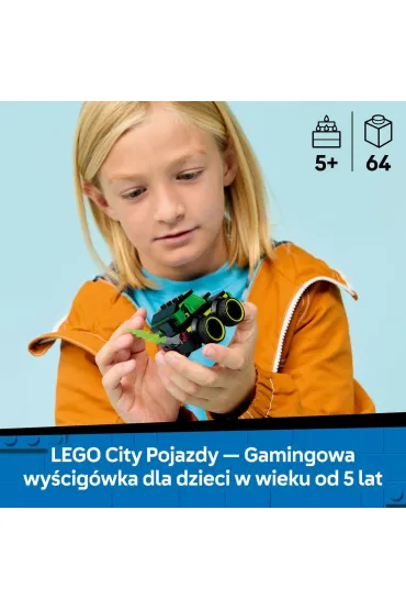 LEGO City Pojazdy — Gamingowa wy�cig�wka 60484