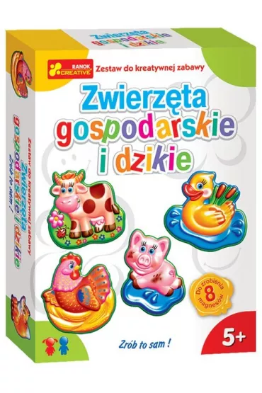 Magnesy na lod�wk� - Zwierz�ta gospod i dzikie