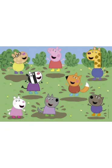 Puzzle drewniane 2x25 �winka Peppa 113784 Educa