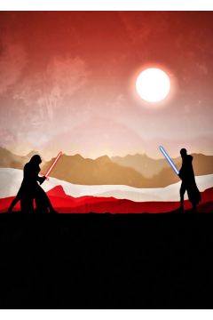 Star Wars Gwiezdne Wojny Vintage Poster v3 - plakat 60x80 cm