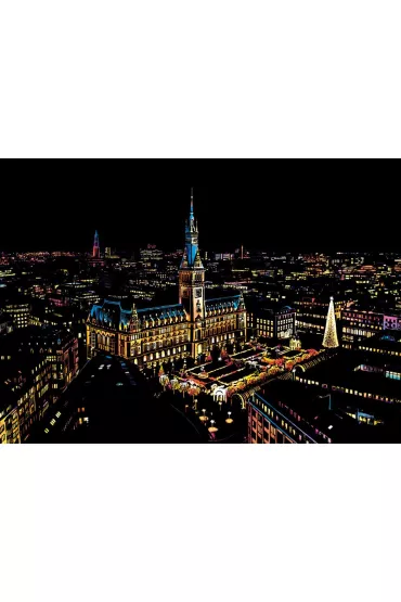 Twoje Hobby Hamburg. Magiczna zdrapka - wydrapywanka 40.0 x 28.5 cm