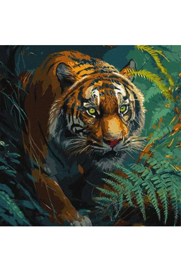 Ideyka Malowanie po numerach - W�adca d�ungli 40x40cm