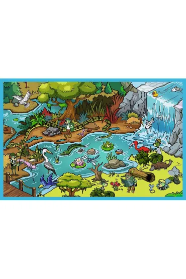Puzzle 2x70 el. Trefliki w Krainie Zwierz�t