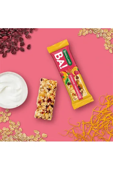 Bakalland Ba! Baton zbo�owy �urawina i pomara�cza 40 g
