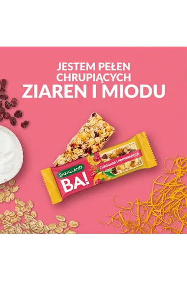 Bakalland Ba! Baton zbo�owy �urawina i pomara�cza 40 g