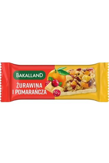 Bakalland Ba! Baton zbo�owy �urawina i pomara�cza 40 g