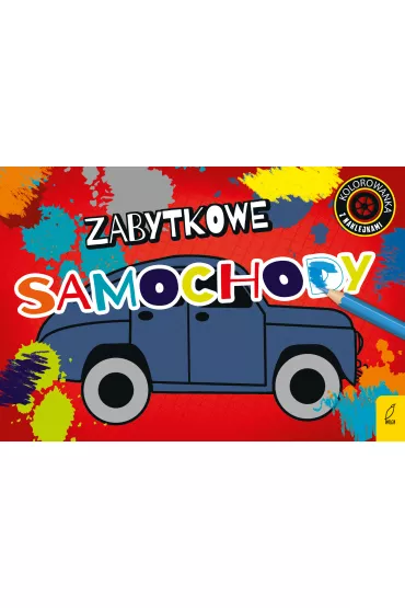 Kolorowanki z naklejkami. Zabytkowe samochody