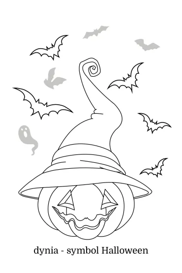 Halloween. Maluszkowe malowanie