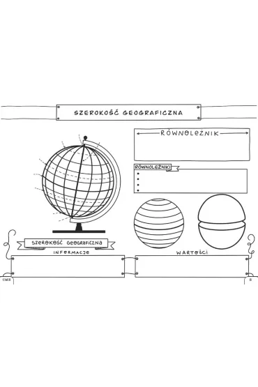 Geografia. Graficzne karty pracy dla klasy 6 - Anna  �ertka