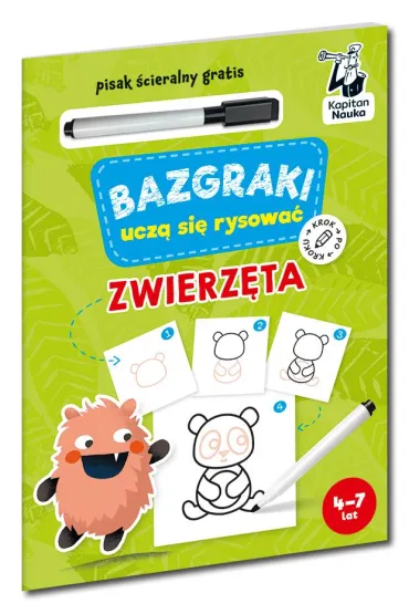 Bazgraki ucz� si� rysowa�. Zwierz�ta. Kapitan Nauka - Katarzyna Urbaniak