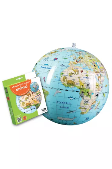 Caly Dmuchany globus pi�ka - Zwierz�ta, pi�ka 30cm