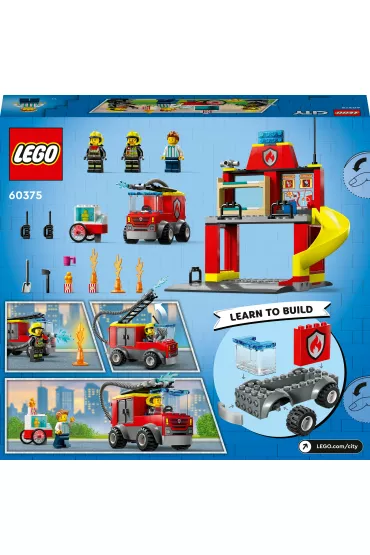 LEGO City Remiza straacka i wz straacki 60375