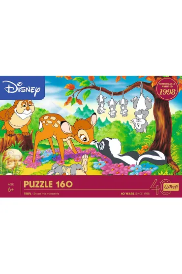 Puzzle 160 el. Bambi i le�ni przyjaciele Trefl