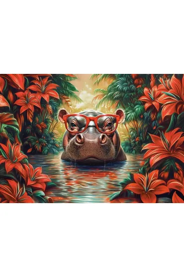 Puzzle 500 el. Hippo Relaxation CASTORLAND B-54176