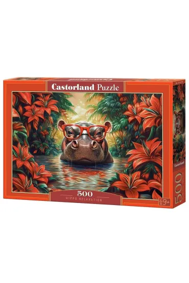 Puzzle 500 el. Hippo Relaxation CASTORLAND B-54176