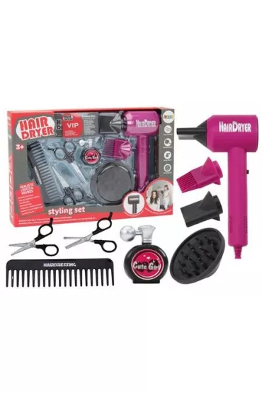 Zestaw Fryzjerski salon pi�kno�ci 10el LeanToys